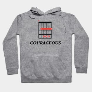 B Courageous B Guitar Chord Tab Light Theme Hoodie